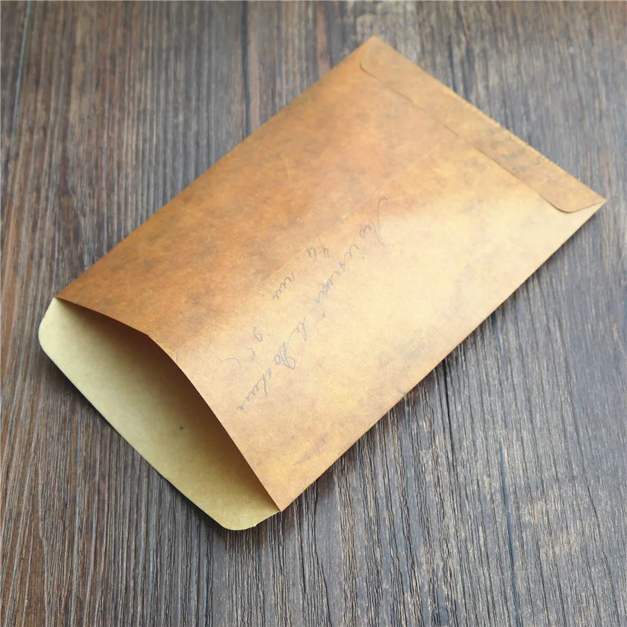 wholesale 11*16cm Vintage Retro Style Kraft Paper Envelope Party Invitation Letter Gift Photos Postcard Stationery Packaging Bag