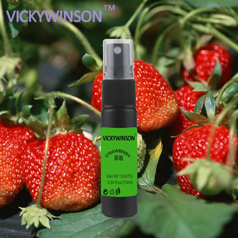 Vickywinson Aardbei Deodorant 10Ml Deodorant Anti-transpirant Kristal Deodorant Onderarm Verwijderen Voor Vrouwen Man