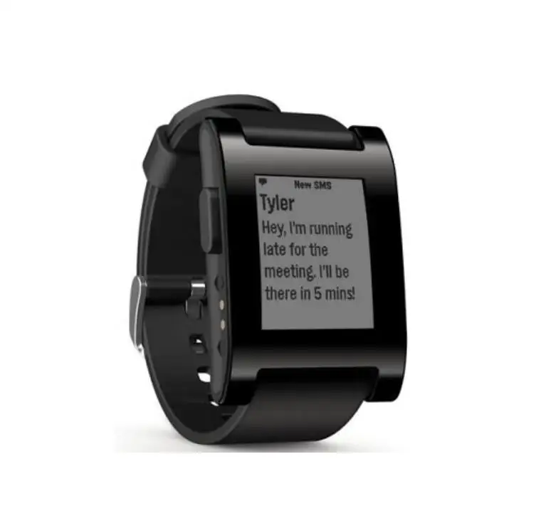 ZycBeautiful for Pebble Classic E-Paper Smartwatch Multi-Functions Pebble Sports Watch 5-ATM Waterproof Smart Watch