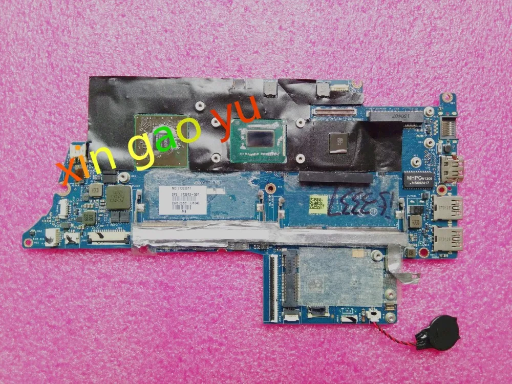 For HP ENVY4 ENVY6 Laptop Motherboard VBU50 713813-501  LA-9511P I5-3337 CPU 8750M 100% Test OK