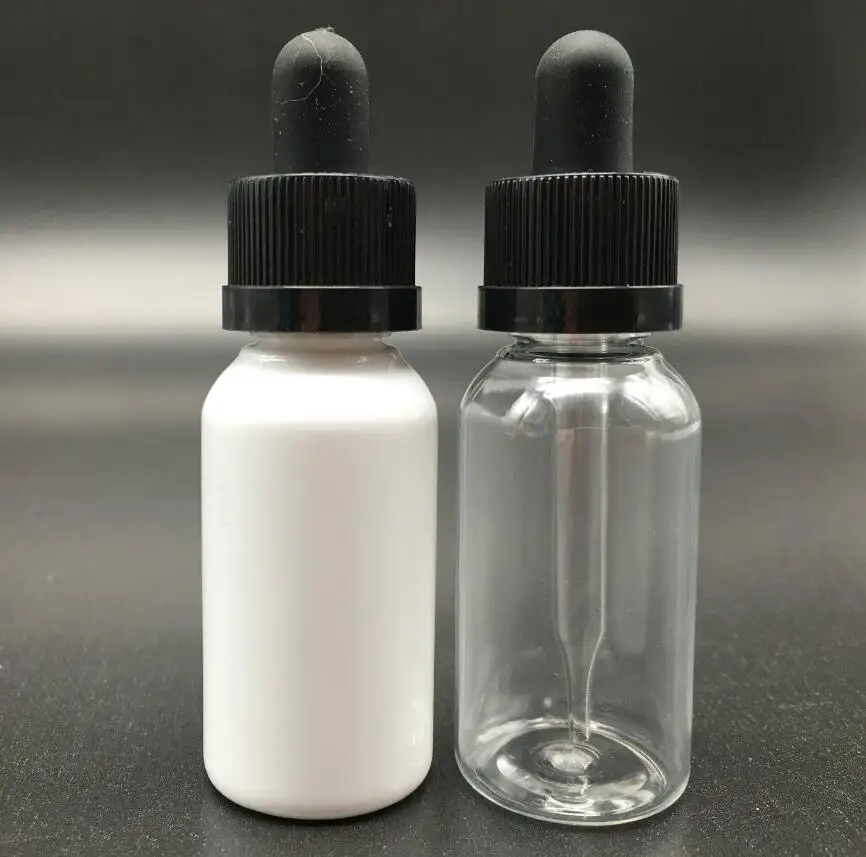 2000 pcs/lot 30ml Plastic Dropper PET bottles 1 oz Glass Eye Dropper Bottles 30ml E Liquid dropper Bottles