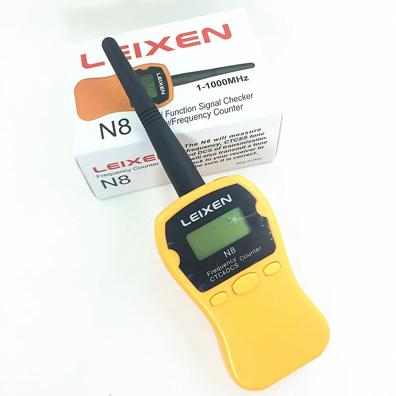 LEIXEN Handheld Frequency Meter Counter Frequency Tester Monitor Analyze Device N8 Interphone Digital Analog Tone