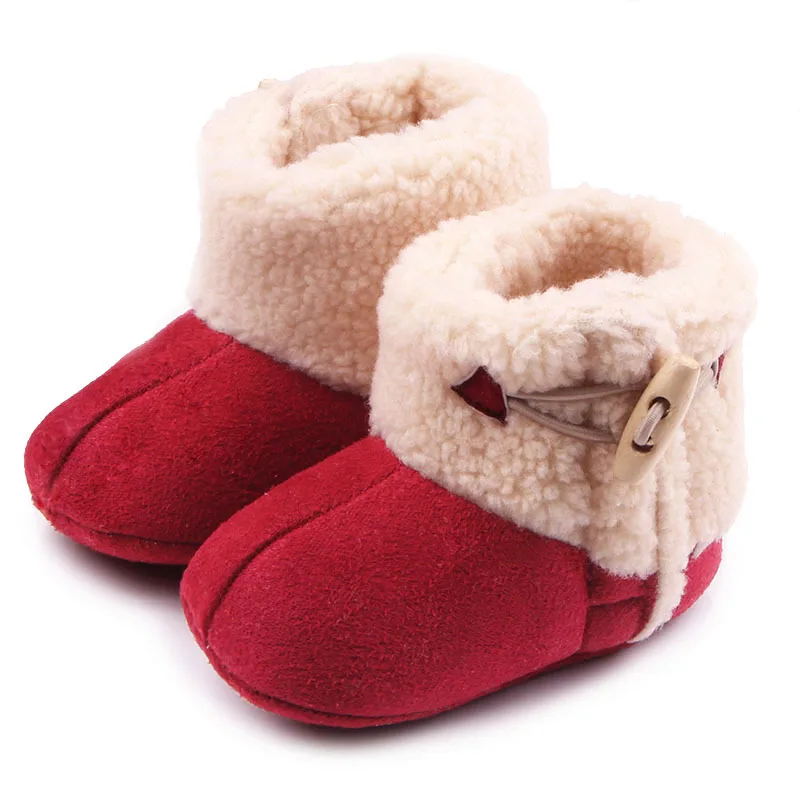 cozy baby shoes winter baby girl / boy booties newborn toddlers kid cozy crib shoes