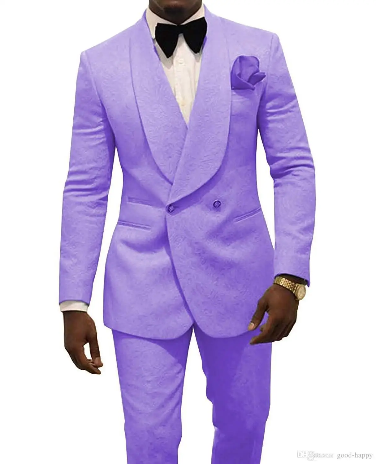 2021 Hot Selling Slim Fit Pink Floral Mens Double Breasted Suit Men Wedding Suits Groom Tuxedos Terno Prom Party Best Man Blazer