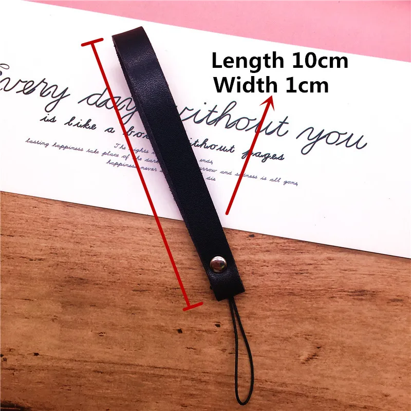 PU Wrist Strap Hand Lanyard For Phone iPhone Samsung Camera GoPro USB Flash Drives Keys ID Card keycord keychain
