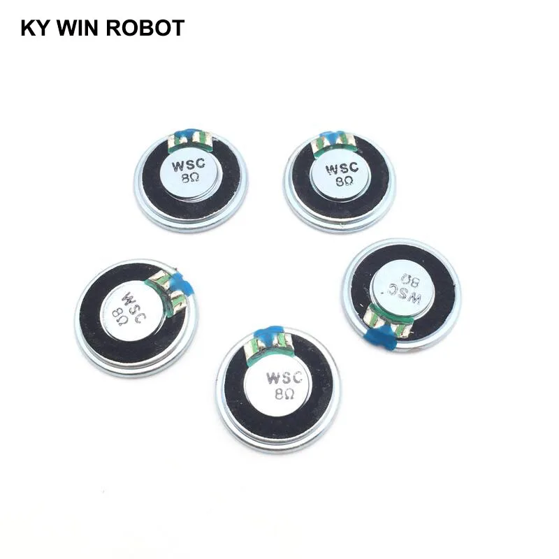 5pcs/lot New Ultra-thin Mini speaker 8 ohms 1 watt 1W 8R speaker Diameter 26MM 2.6CM thickness 5MM