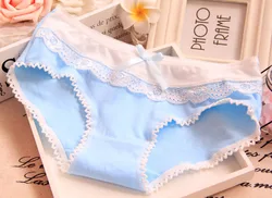 Women's Panties Girls Sexy Panties Lace Panties Cotton Women Underwear Brief Shorts Ladies Female Underwear Breatheable