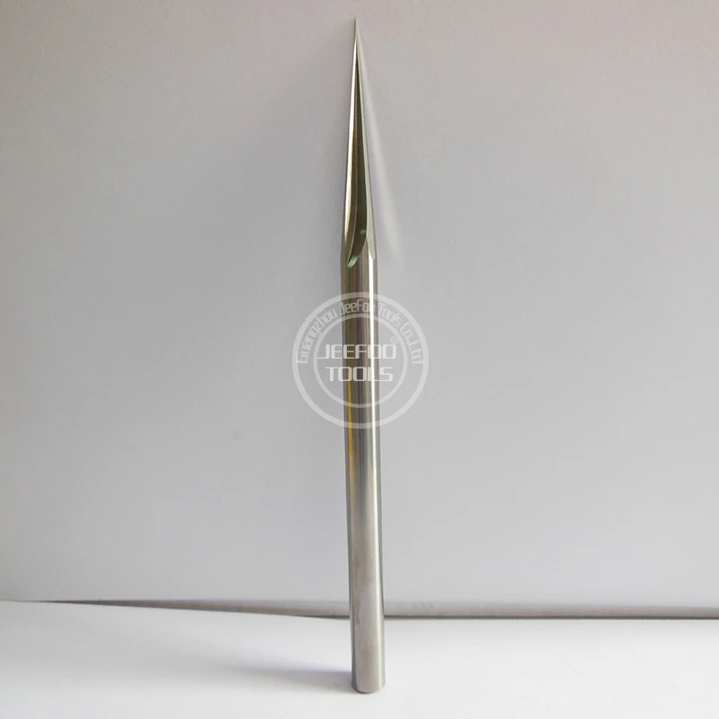 8*50H*10degree*0.3*150L Solid Carbide 2 Flutes Taper flat tip Cutting Tools/double flute engraving bits