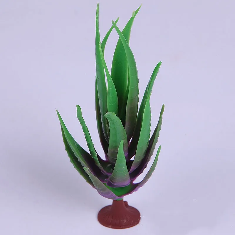 12 cm si mulation psychological sand table model of plastic color matching aloe plants landscape decoration