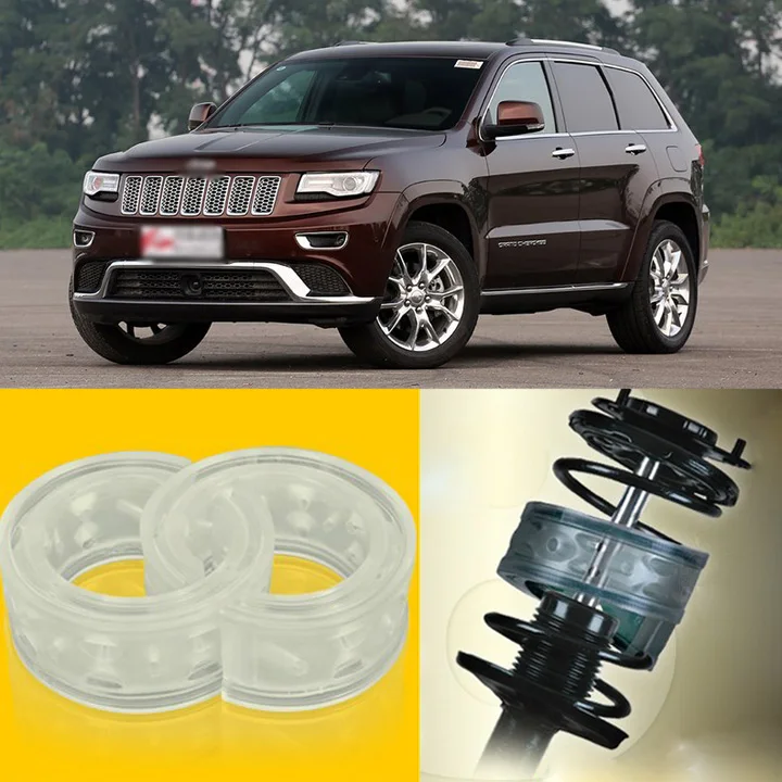 2pcs Power Front /Rear Shock Suspension Cushion Buffer Spring Bumper For Jeep Grand Cherokee