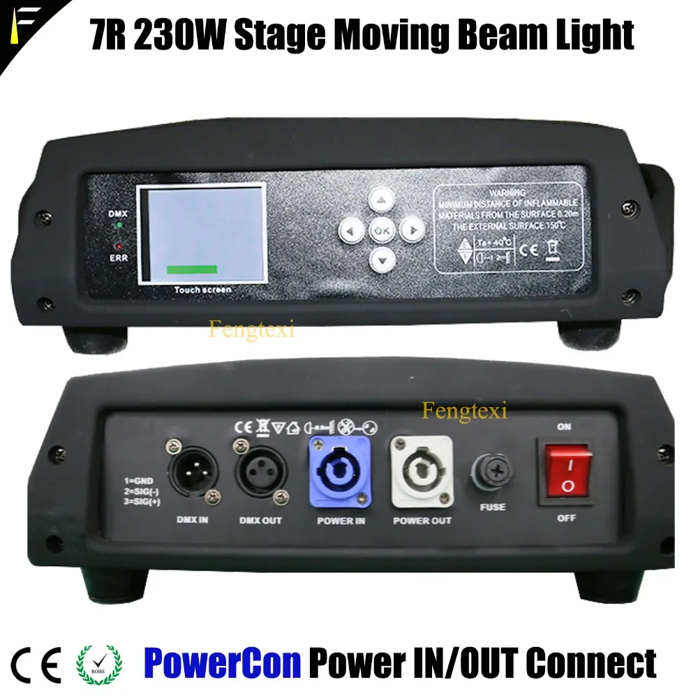 6xLot Split Colours Spot Beam 230 7r Projector Moving Head Sharpy Opera Beam R7 230w with Rotate Rainbow Effect Incl FlightCase