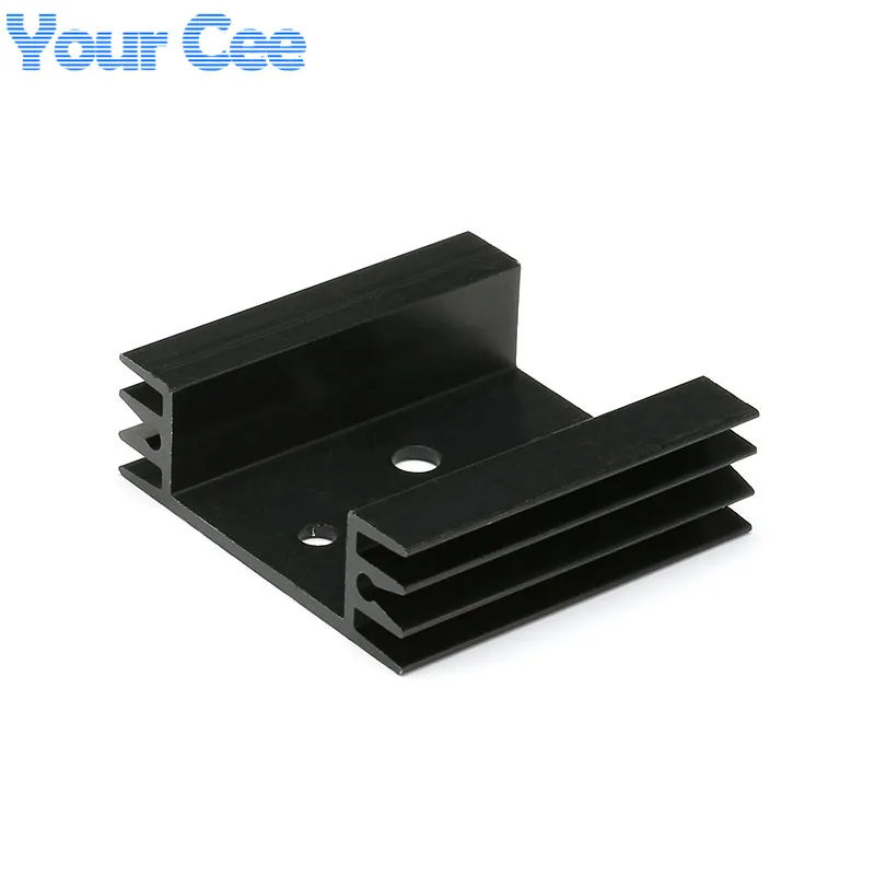 5pcs/1pc 45*45*14mm Heatsink 45X45X14mm Cooling FinRadiator Aluminum Heat Sink for TO3 TO-3 Transistor