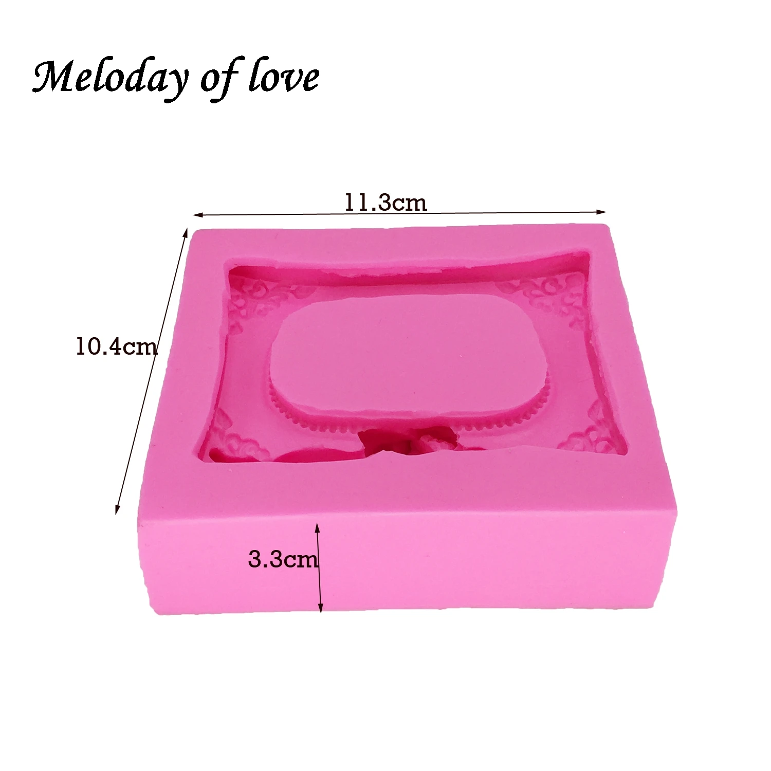 Moule en silicone pour décoration de gâteau, 1 pièce, DIY, cadre d'ange, cadeau de fête de naissance, cadeau pour bébé, gomme au chocolat, outil de fondant, T1270