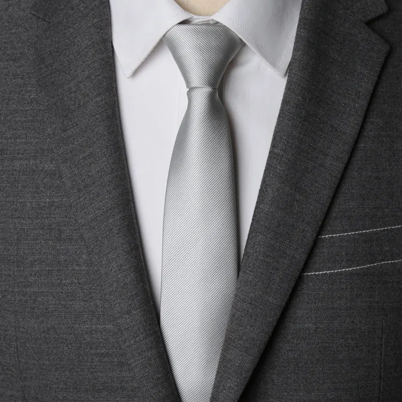Männer Krawatte Reißverschluss Faule Krawatte Fashion Solid 6 cm Krawatten Business für Mann Gravatas Taschentuch Bowtie Herren Hochzeit Hemd Zubehör