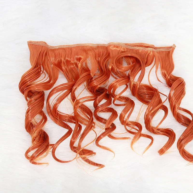 Msiredoll bjd wig 1piece 15*100CM doll hair for 1/3 1/4 1/6 1/12 Curly doll hair bjd wig diy Free shipping