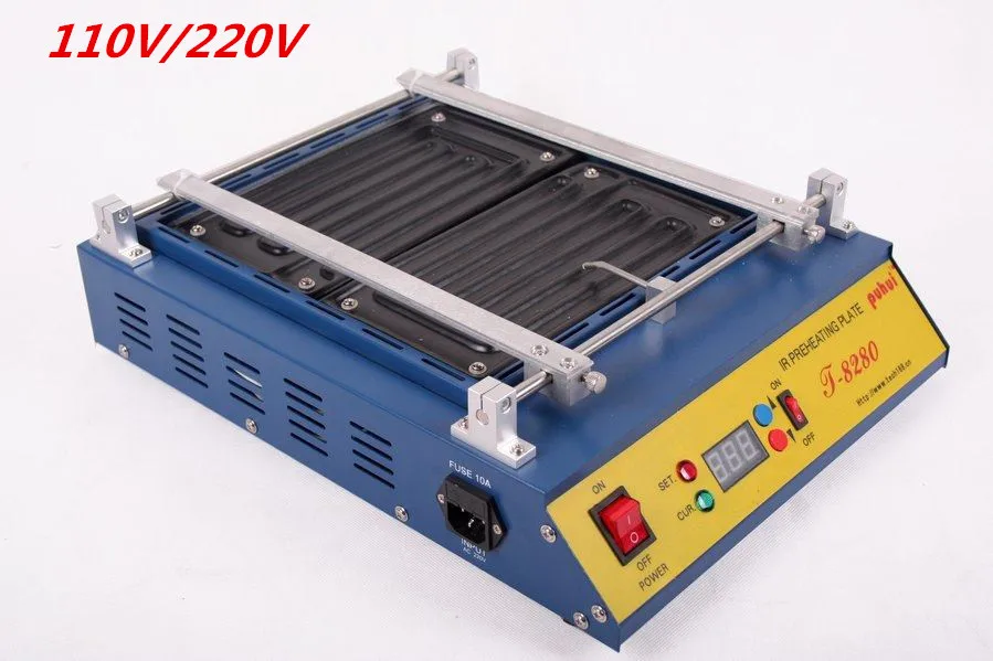 IR Solder Station 110V /220V Puhui T8280 T-8280 T 8280 PCB Preheater SMD Rework Station