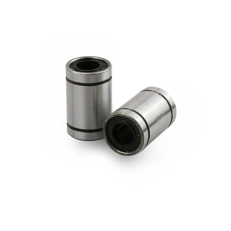 Anet 12pcs High quality lm8uu 45mm Lengthen LM8LUU 8*15*45mm Linear Bearings 8mm for 3d printer parts Optical axis slider