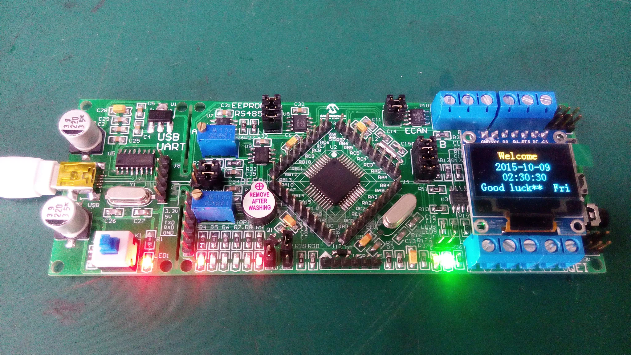 

DsPIC Development Board DsPIC33FJ64/128MC804 DSP Experimental Board