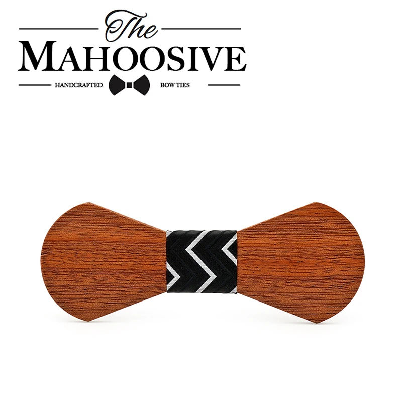 

Mahoosive Wooden bow tie Pocket married bow ties male bow butterfly ties for men women mens bowties