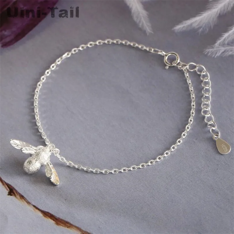 Uini-Tail hot new 925 Tibetan silver temperament cute little bee bracelet female models fashion tide flow high quality GN918