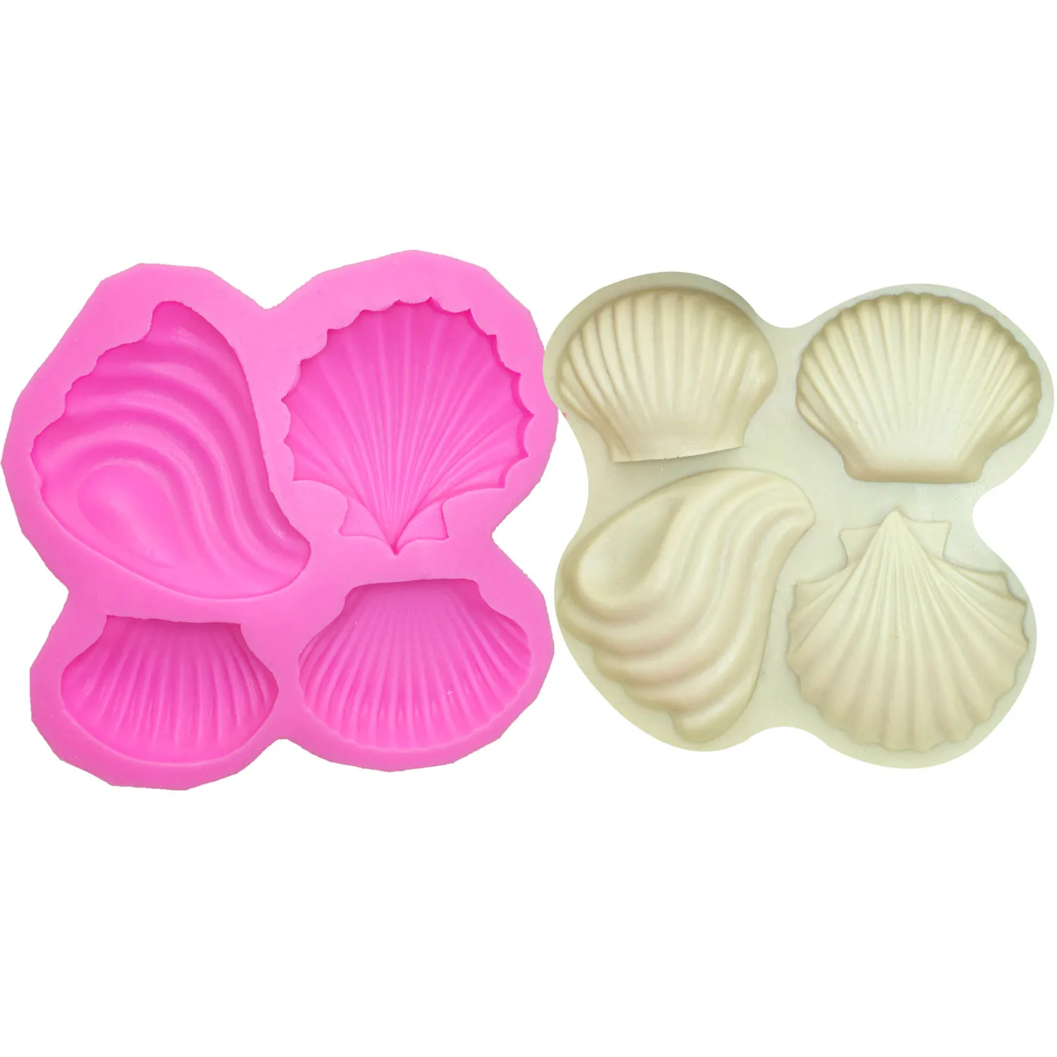 M0547 Shell Shape Epoxy Silicone Molds DIY Pendant Jewelry Resin Casting Mould Craft Tool