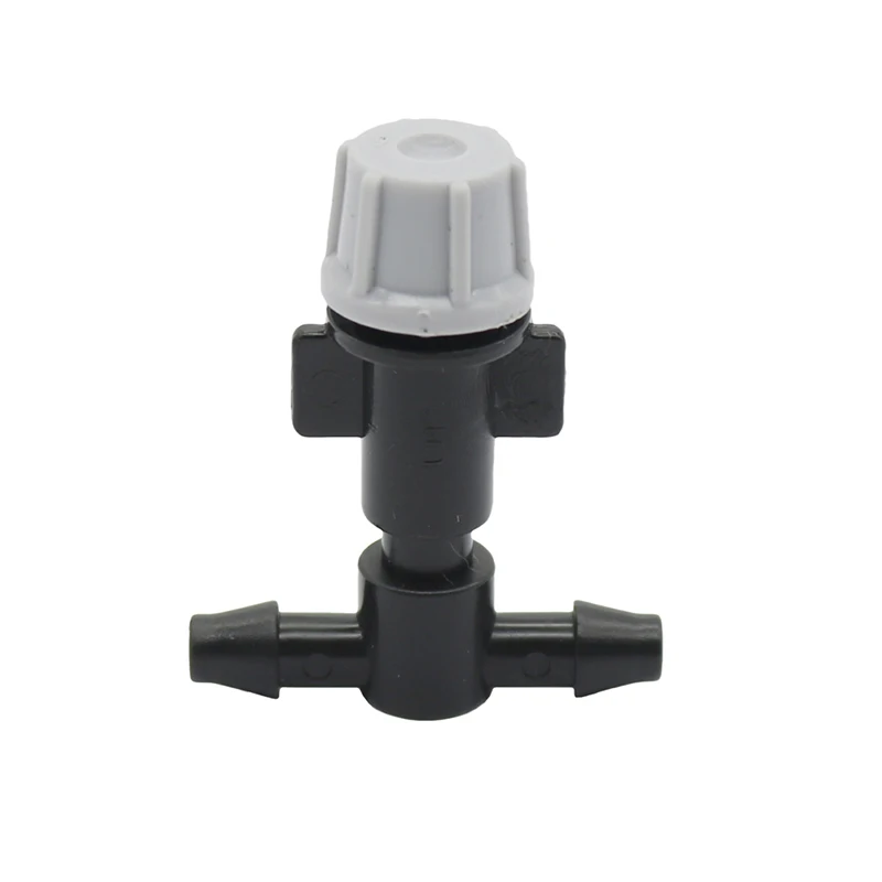 

Gray Sprinkler Heads Nozzle + Tee Joints for Misting Watering Irrigation lawn Sprinkler for 1/4 Inch Hose 20 Pcs