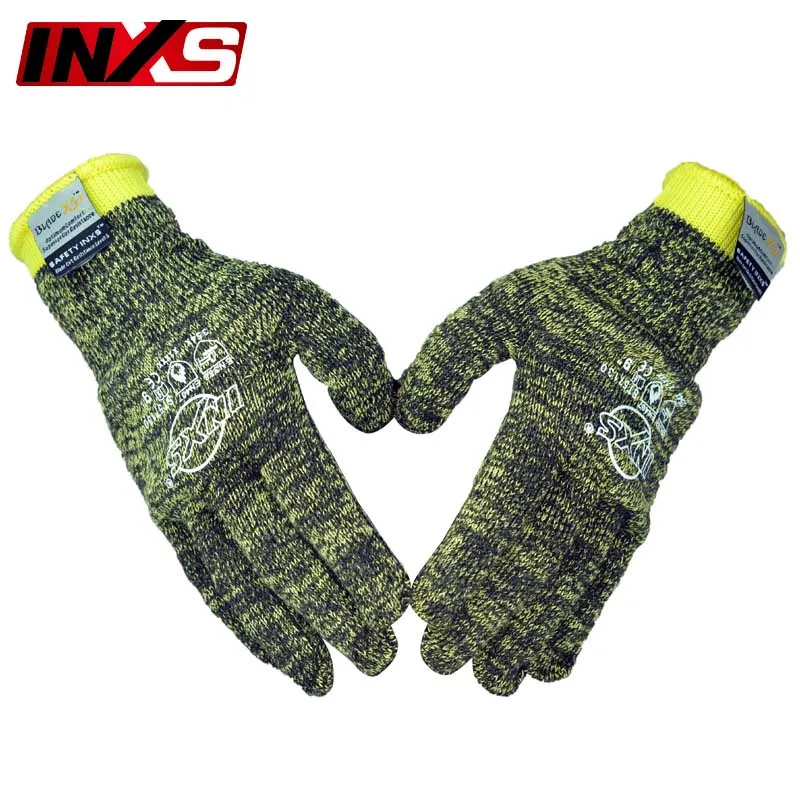 SAFETY-INXS Camouflage Anti-cutting gloves Level 5 cut Flame retardant anti cut gloves Breathable Wearable safety glove