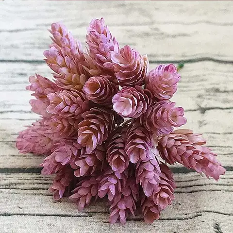 30 st/paket falska gröna växter billiga konstgjorda plastblommor för hembord dekorativa bröllop jul DIY godis presentask 10 best sales godisbordsdekorationer - №10