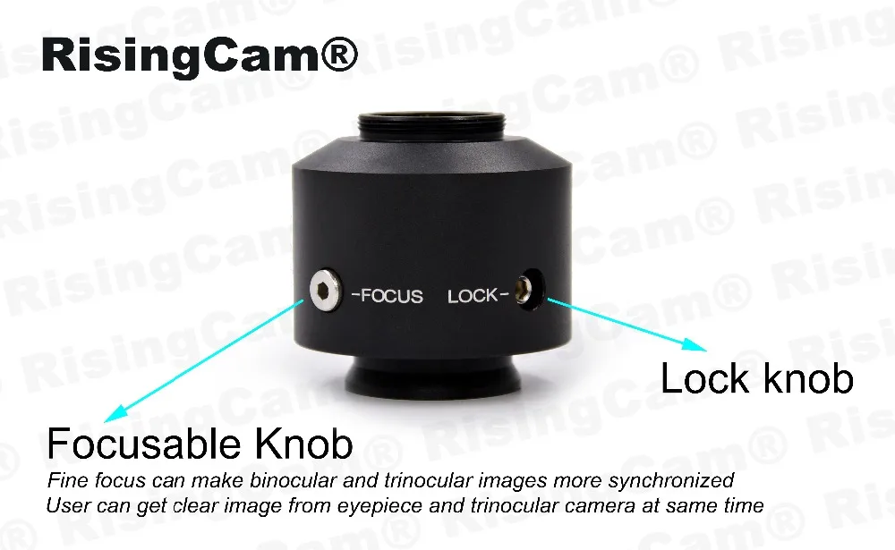 P95 Fokussierbar 0,5 X standard Mikroskop kamera C mount adapter kompatibel für Zeiss trinocular mikroskop – Detail 16