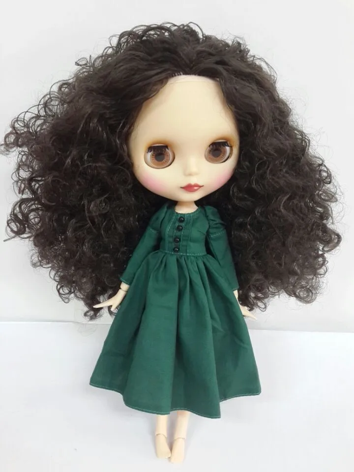 Free shipping Nude blyth dolls with Joint body articulated doll for  DIY change big eye girl doll