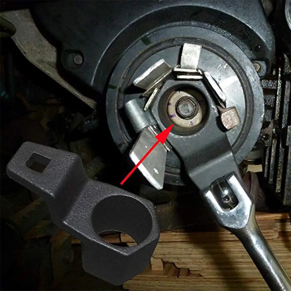 Fit For Honda & Acura Crankshaft Crank Pulley Wrench Holder Tool 50mm Removal Holding Spanner