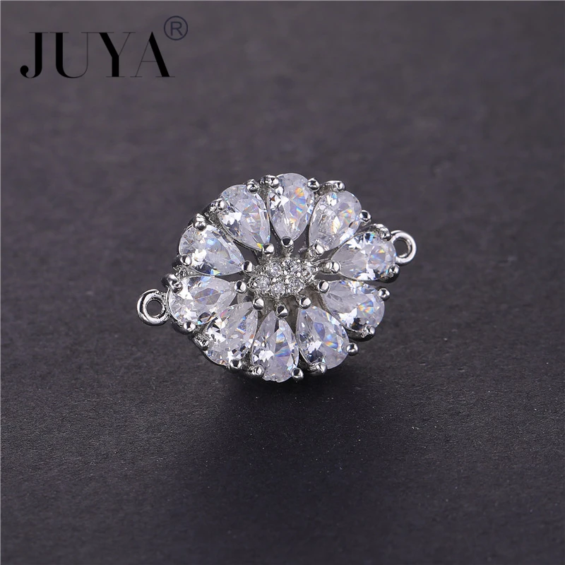 2020 New AAA Crystal Charms For Jewelry Making Luxury Crystal Flowers Conectors Hand Made Jewelry Findings Accessories Wholesale