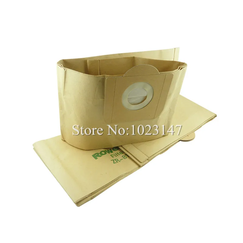 5 pieces Vacuum Cleaner Dust Bags Paper Filter Bag For Rowenta ZR814 RU020 RU1113 RU01 RU07 Vacuum Cleaner Bag Parts Accessories