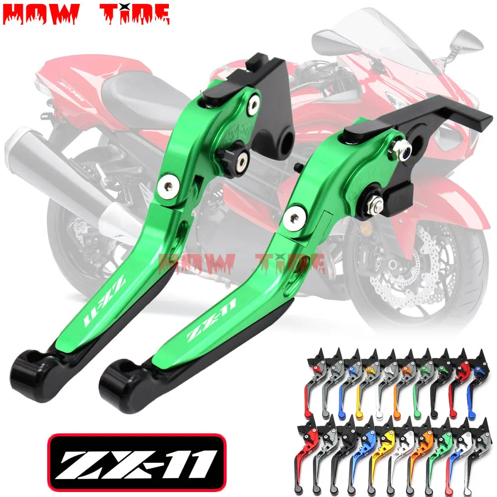 CNC Motorcycle Brake Clutch Levers For Kawasaki ZX1100 ZX-11 ZX11 1990 1991 1992 1993 1994 1995 1996 1997 1998 1999 2000 2001