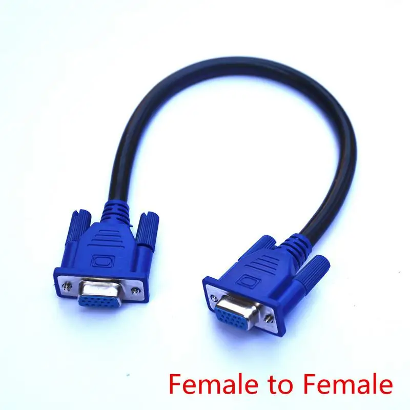 30cm 50cm short VGA Male to MaleBraided Shielding High Premium HDTV  Computer Tv Display signal short Cable 0.3m/0.5m