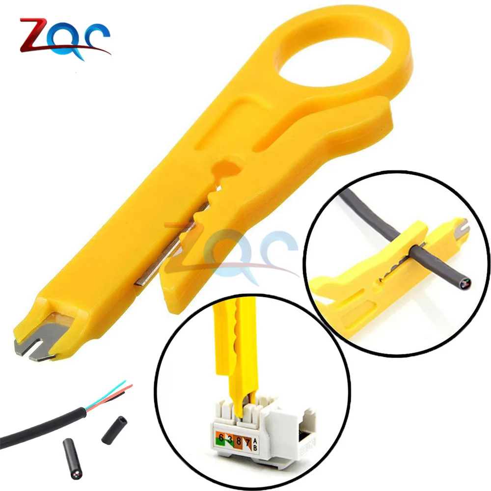 Mini Portable Wire Stripper Knife Crimper Pliers Crimping Tool Cable Stripping Wire Cutter Multi Tools Cut Line Pocket Multitool