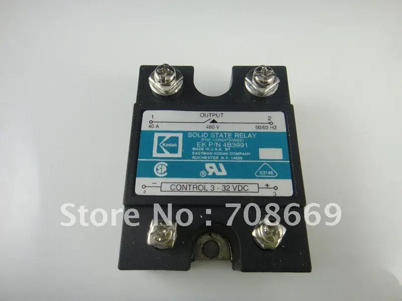 

10pcs Solid State Relay SSR-40A 40A 480V 3-32VDC