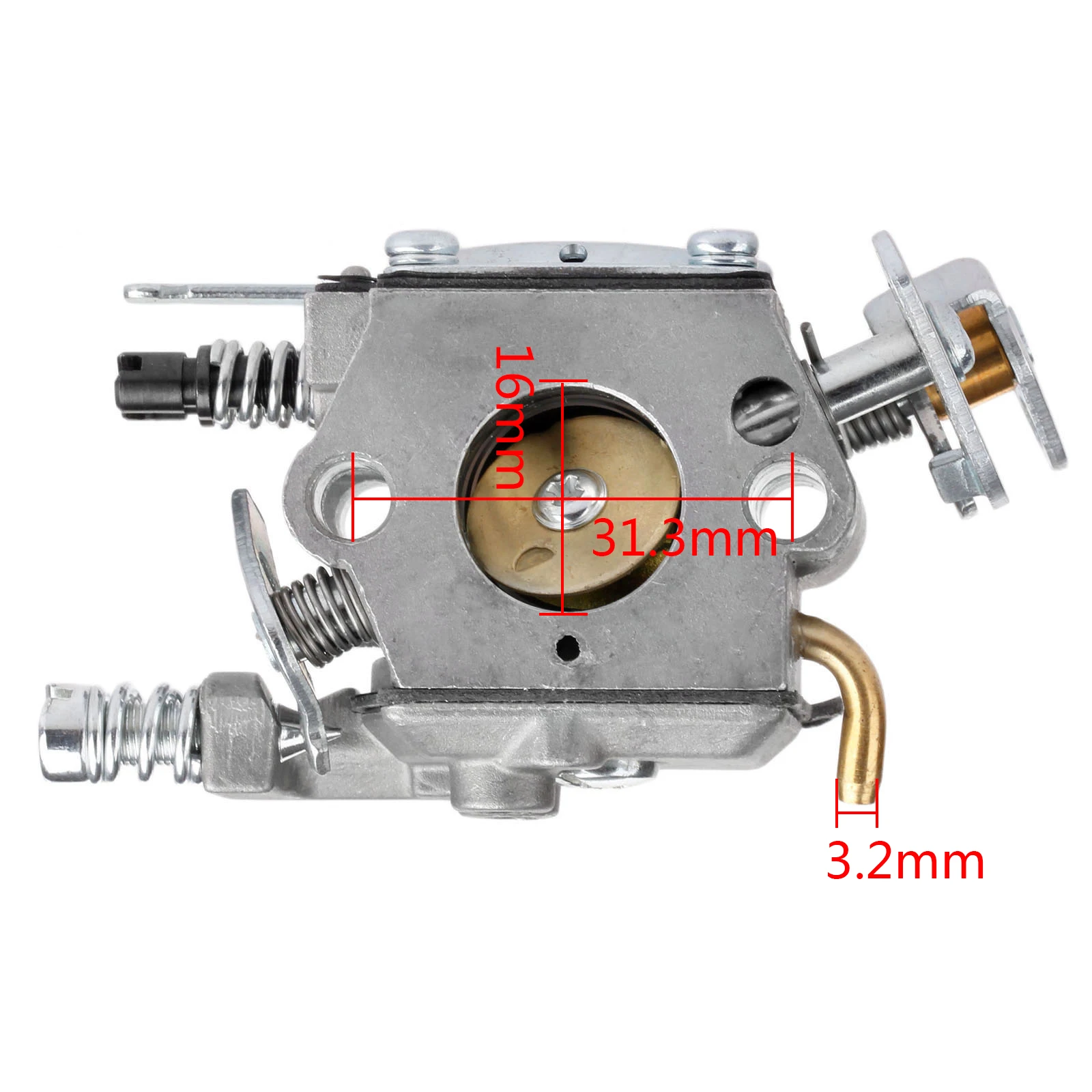 Dreld Kettingzaag Carburateur Carb Voor Husq 136 137 141 142 Carburateur Kettingzaag Onderdelen Vervanging Tuin Gereedschap Onderdelen