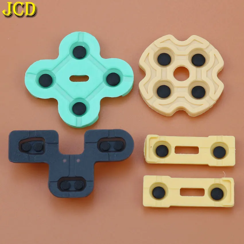 JCD 1Set Silicone Rubber Conductive Pads Buttons Touches For PS2 Controller Replacement Repair Parts - Image 3