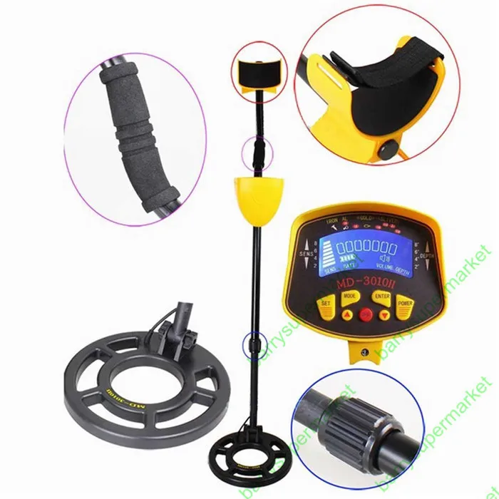Imagem -05 - Detector de Metais Underground Gold Finder Pesquisa Todos os Scanner Digger Kit Finder Tester Máquina Metaldetector Gem Detecção Md3010ii