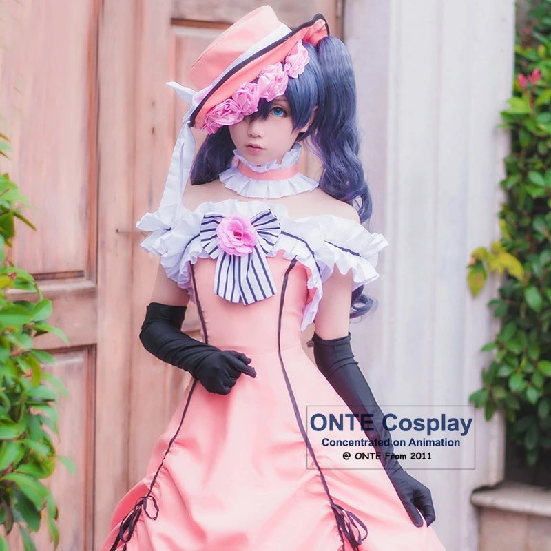 

Ciel Phantomhive Lady Dresses Cosplay Costumes Women Gothic Lolita Fancy Party Uniform for Halloween Carnival Christmas