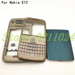 Full Complete Mobile Phone Housing Cover + English Keypad For Nokia E72 Housing