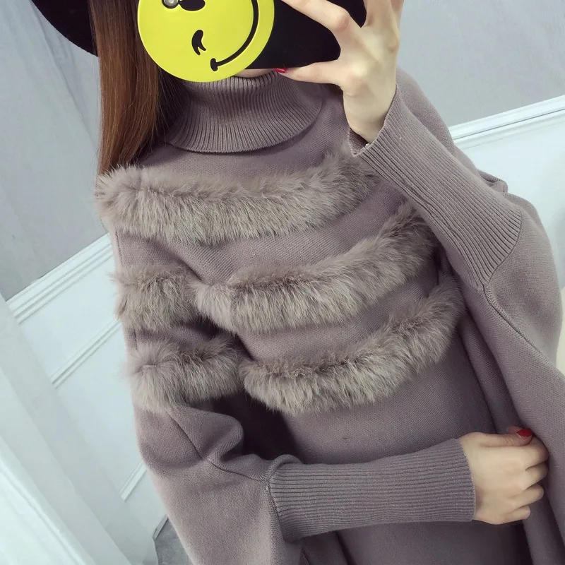 2023 Women Pullover Fashion Autumn Winter Warm Turtleneck Women Sweater Long Sleeve Casual Loose Sweaters Knitted Tops