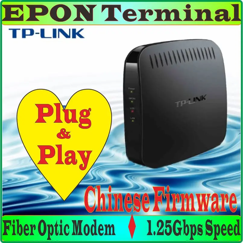 

TP-Link EPON Terminal Fiber access IEEE 802.3/u/ab/ah fiber optic modem 1.25Gbps SC/PC EPON Port to 1000Mbps Gigabit RJ45 Port