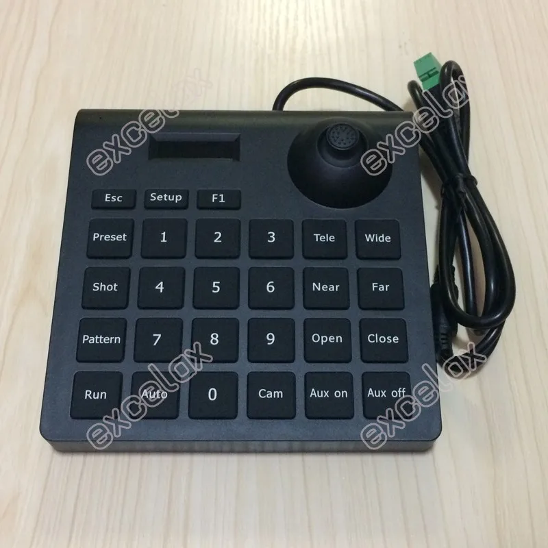 2-Axis Joystick Mini Mobile CCTV Keyboard Controller for Vehicle