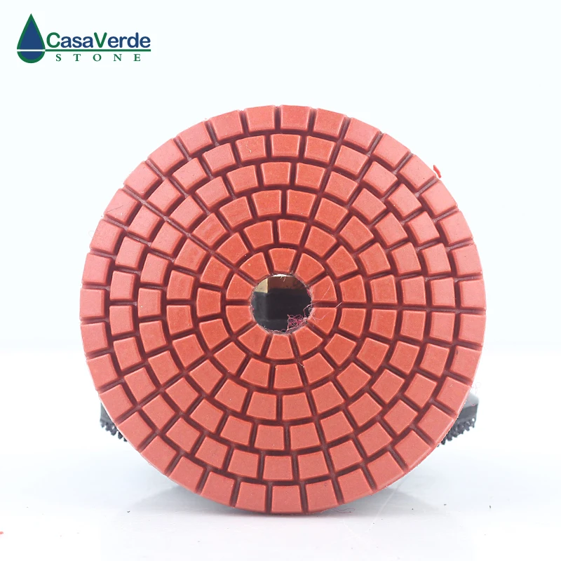 Diamond Convex Polishing Pad 8pcs Bowl Arc Type Diamond Polishing Pad For Marble Granite With Backer Pad Convex Disc