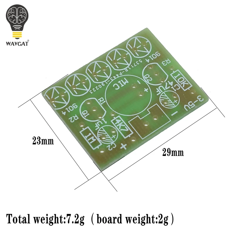 Electronic Funny Kit Voice Control Melody lamp LED Melody Light DIY Production Suite Learning Electronic Kits PCB laboratory