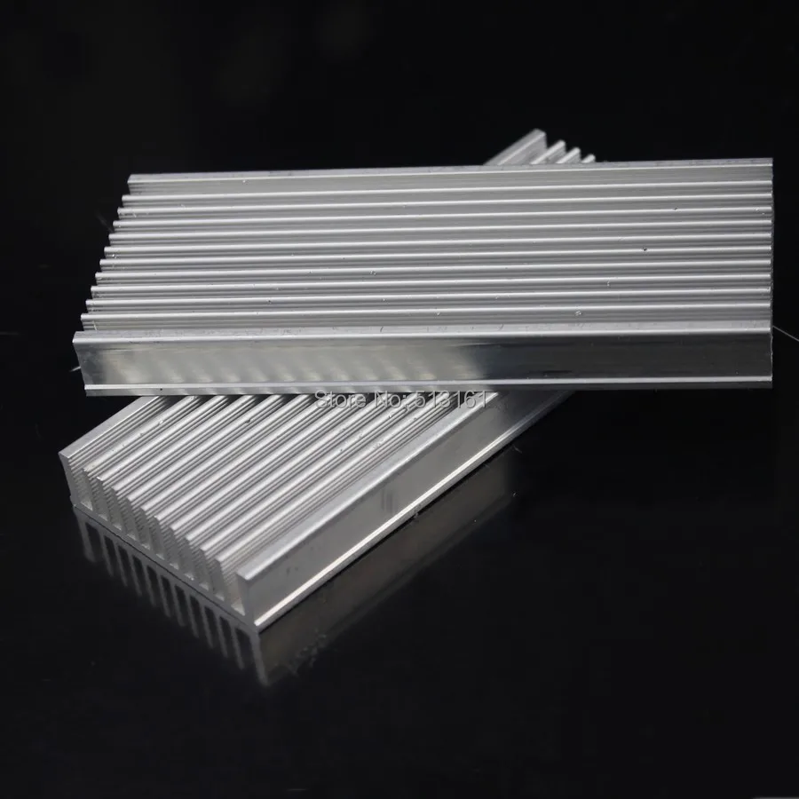 10 шт./лот 120x50x12 мм алюминиевый радиатор радиатора для IC LED электронного рассеивания тепла