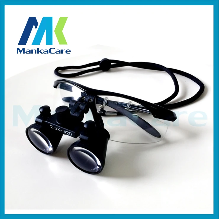 2.5X time Dental Loupe Optical Dental Binocular Loupes Magnifier Glasses Portable Dentist Surgical Medical Binocular