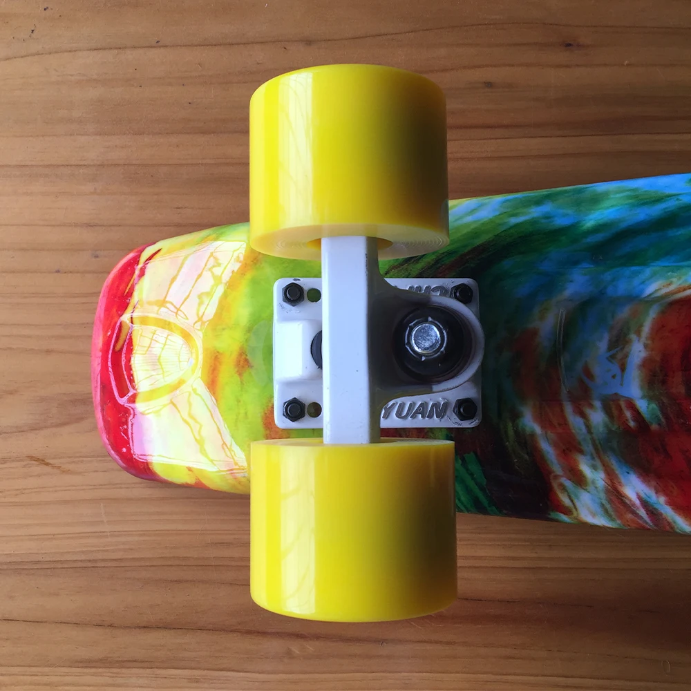 22" X 6" Skateboards Retro Standard Skate Board Mini Cruiser Plastic Longboard Graphic for Girls Twister image 5